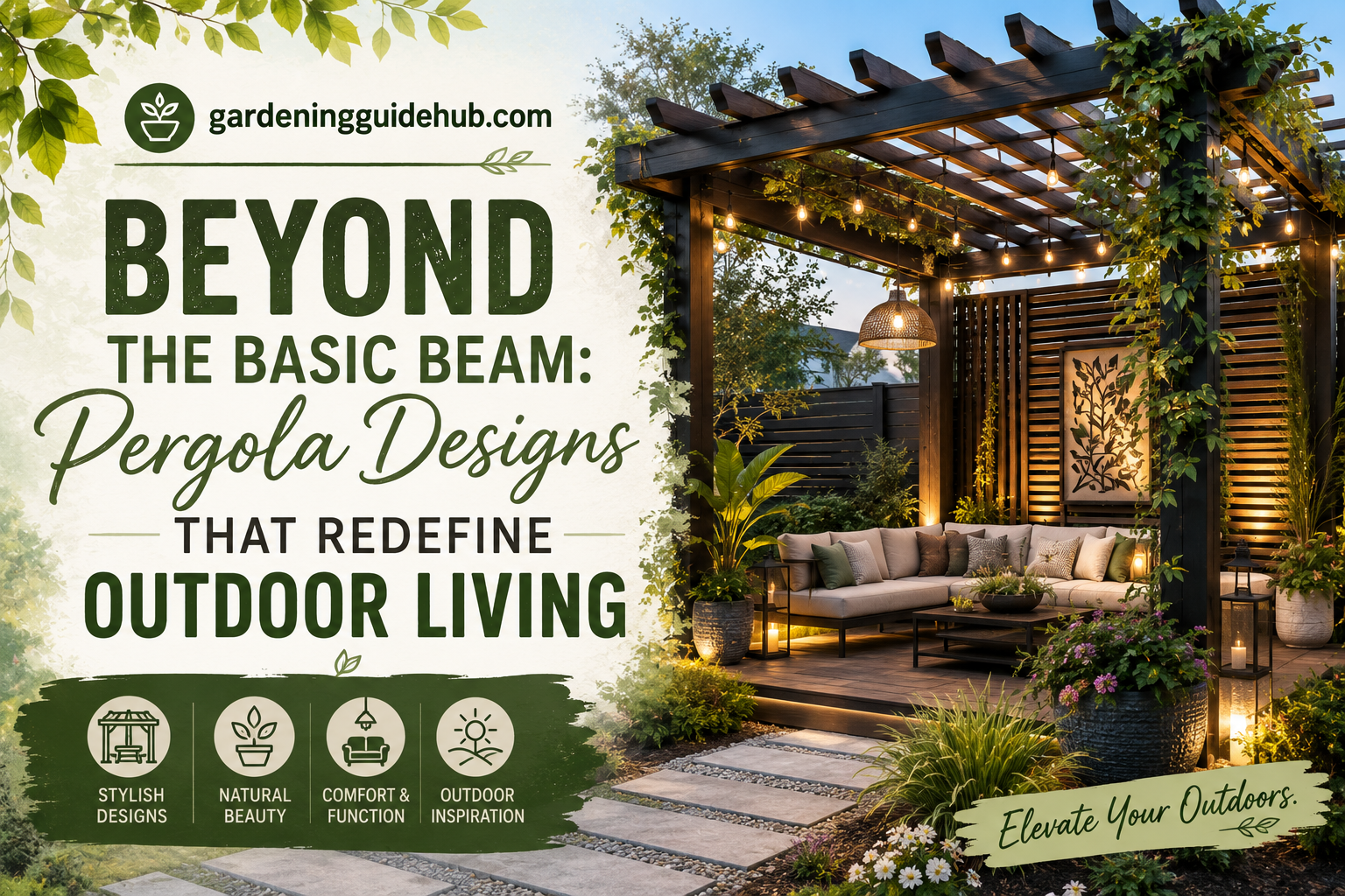 Beyond the Basic Beam: Pergola Designs That Redefine Outdoor Living