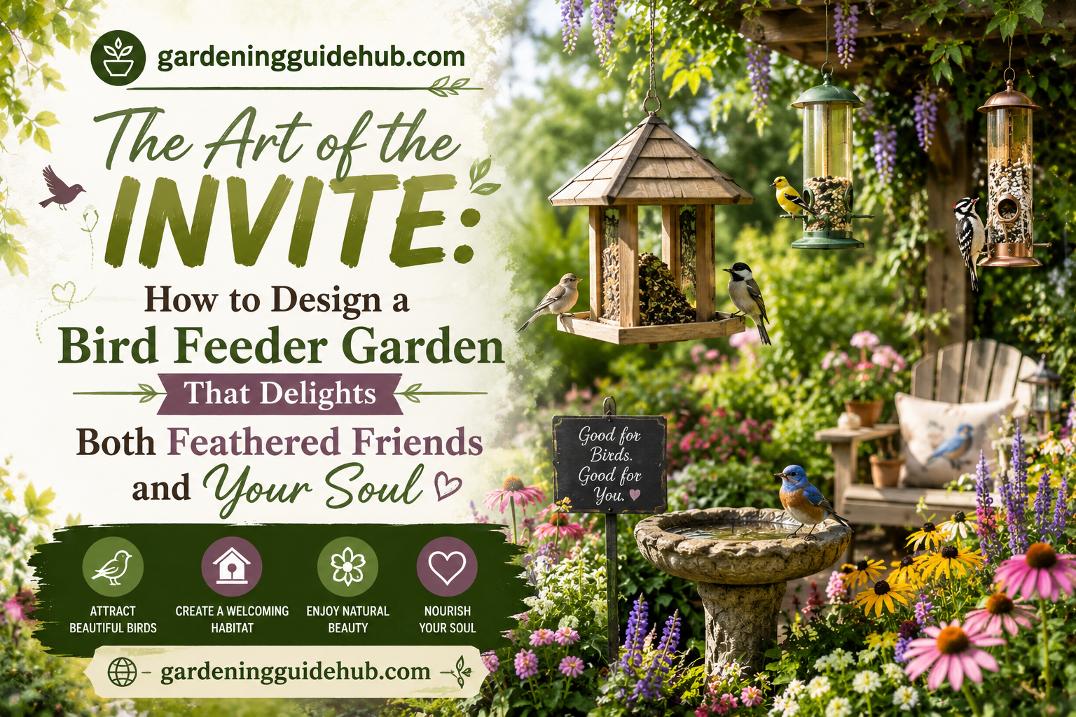 The Art of the Invite: How to Design a Bird Feeder Garden That Delights Both Feathered Friends and Your Soul