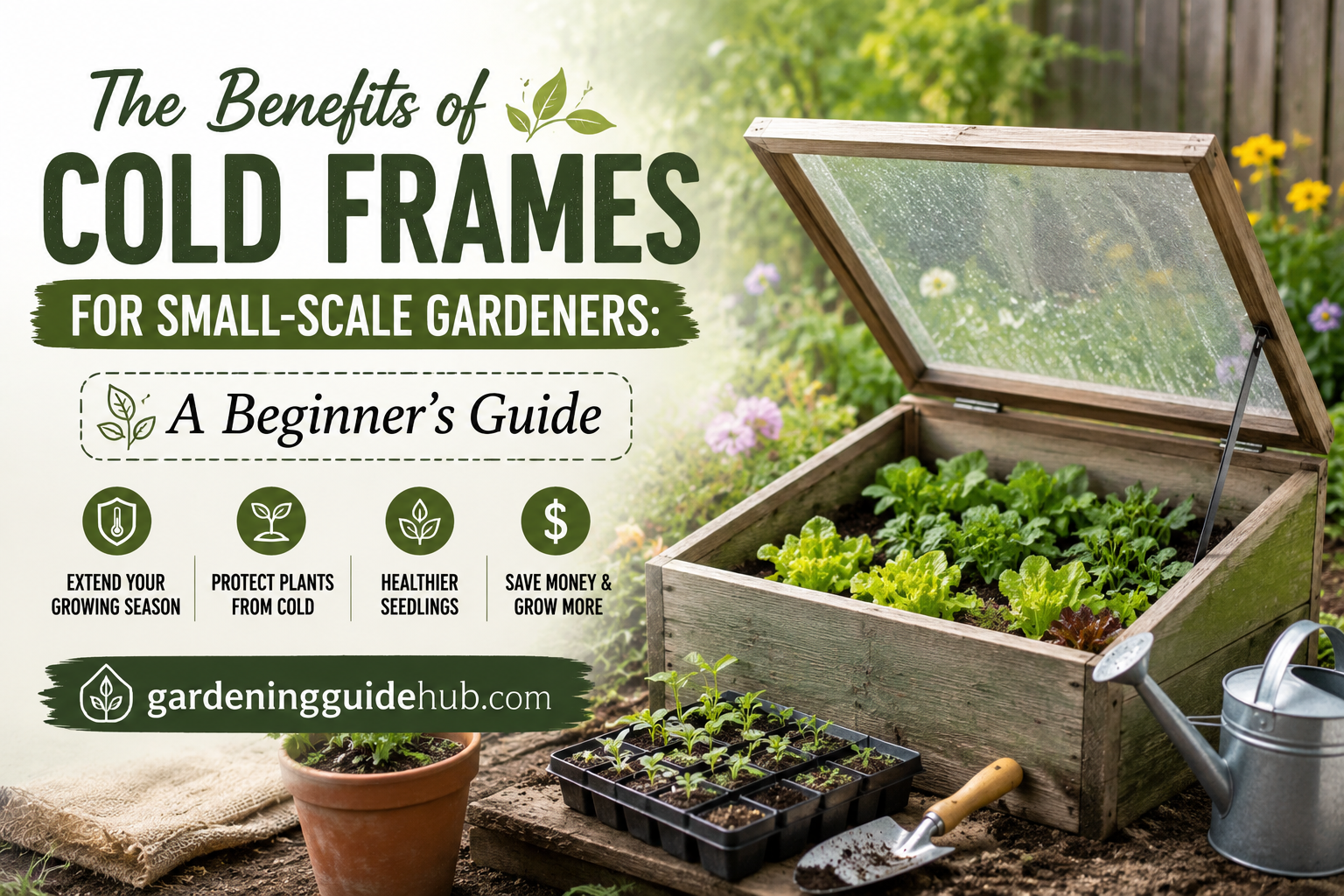 The Benefits of Cold Frames for Small Scale Gardeners: A Beginner’s Guide