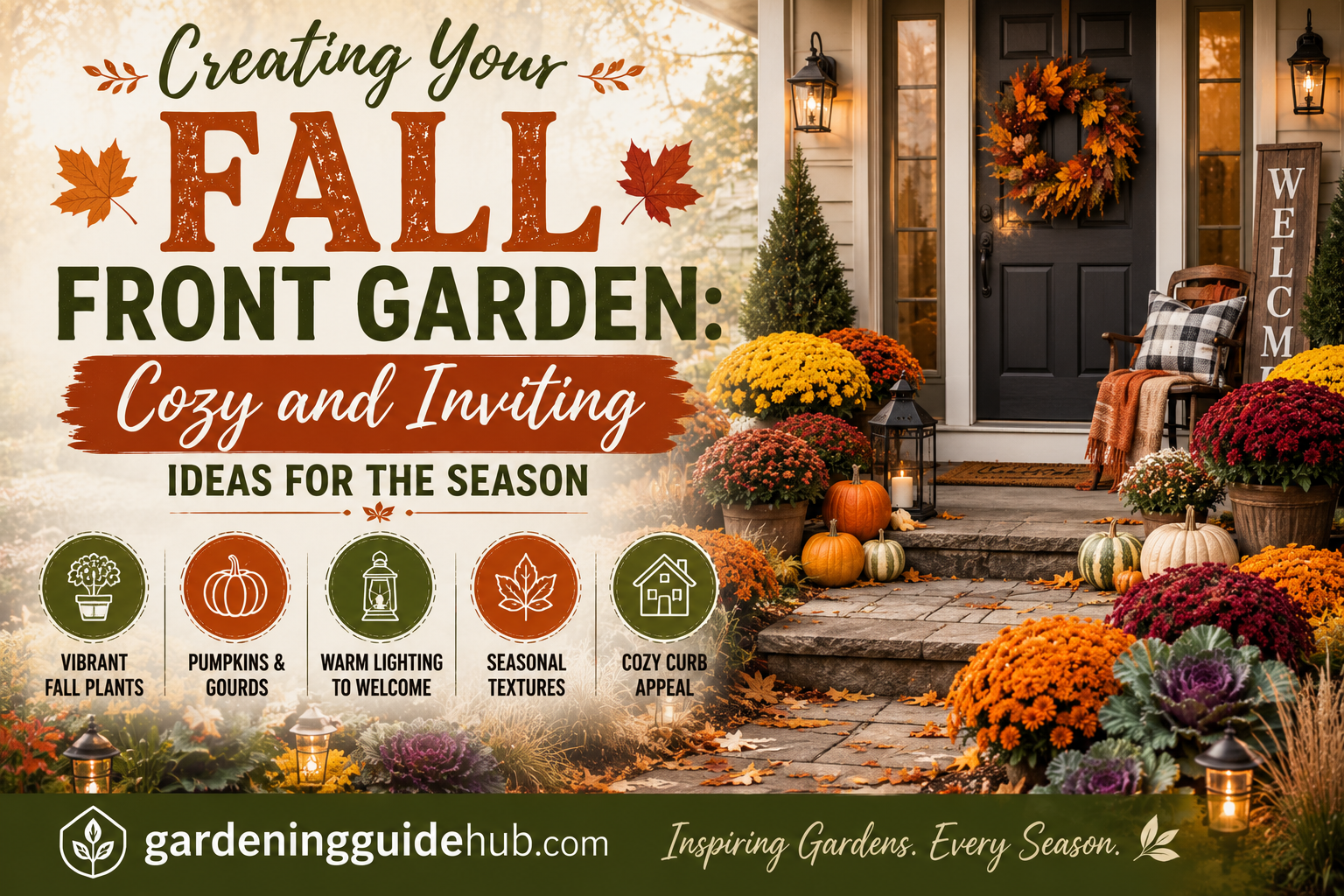 Creating Your Fall Front Garden: Cozy and Inviting Ideas for the Season