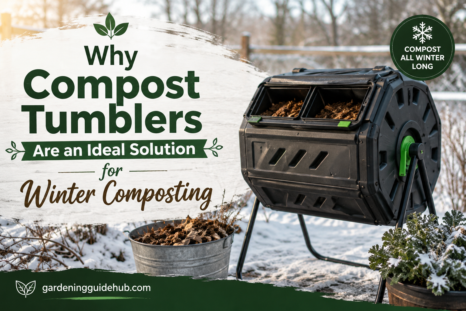 Why Compost Tumblers Are an Ideal Solution for Winter Composting