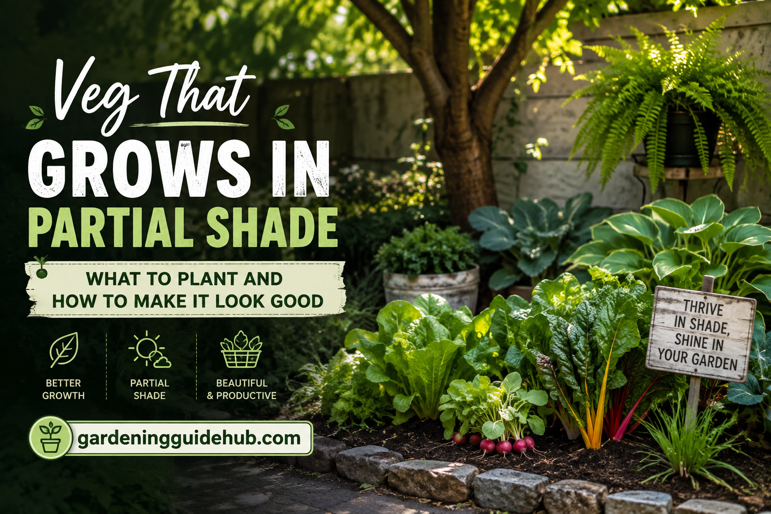 Veg That Grows in Partial Shade: What to Plant and How to Make It Look Good