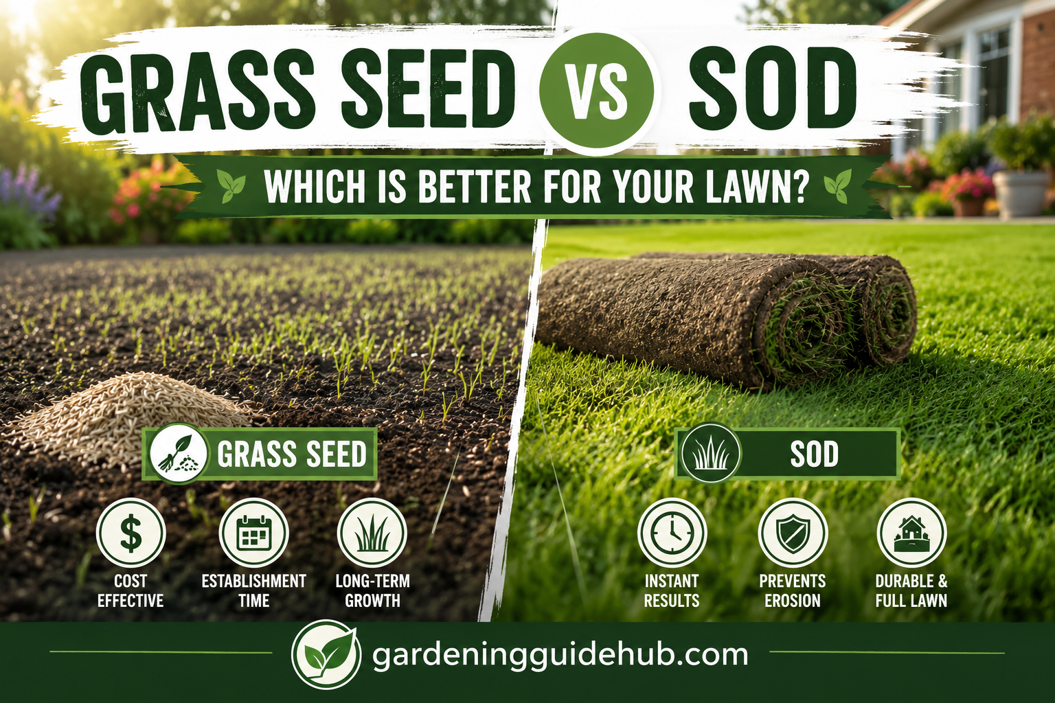 Grass Seed vs Sod: Which Is Better for Your Lawn?