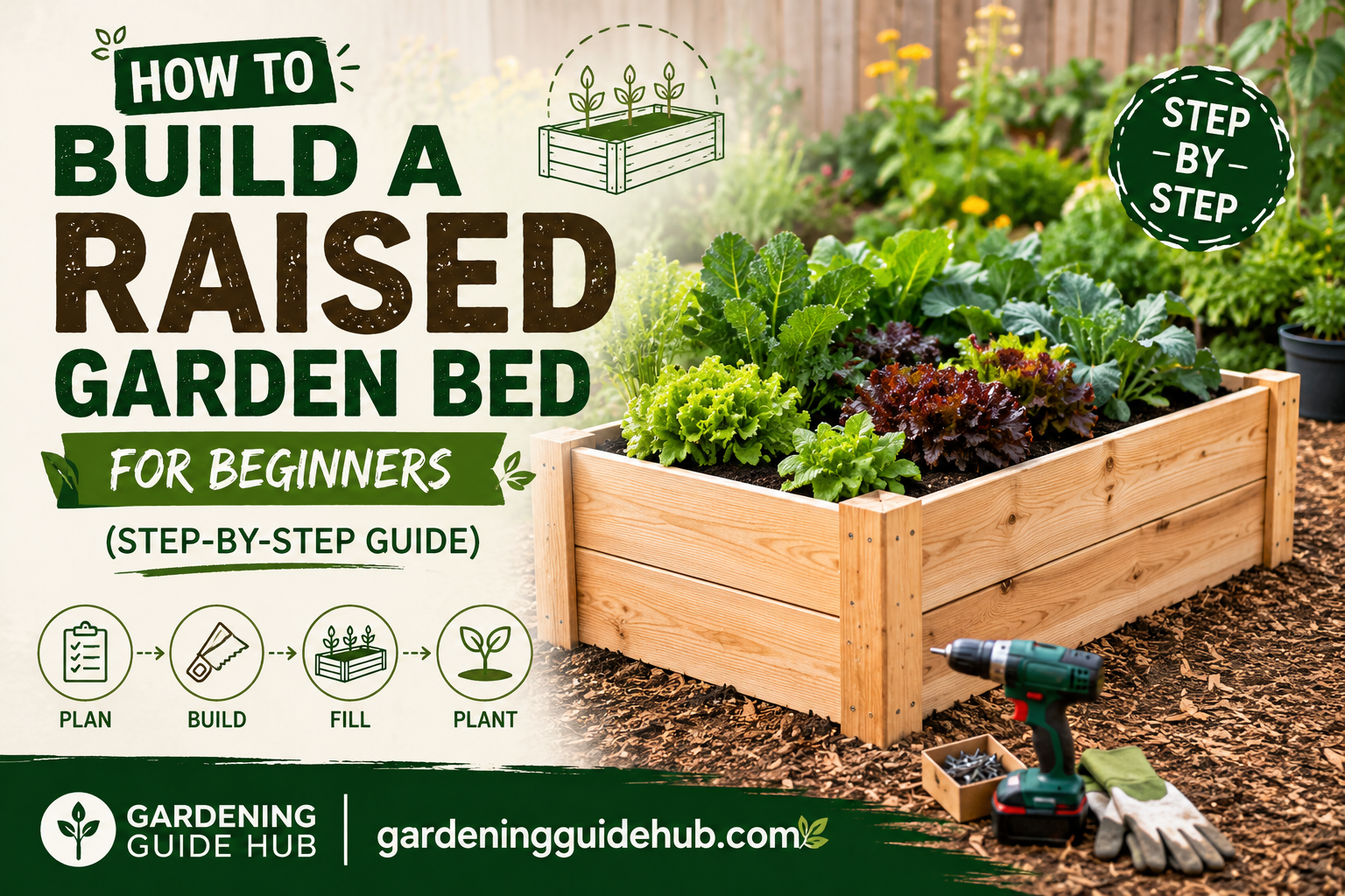 How to Build a Raised Garden Bed for Beginners (Step by Step Guide)