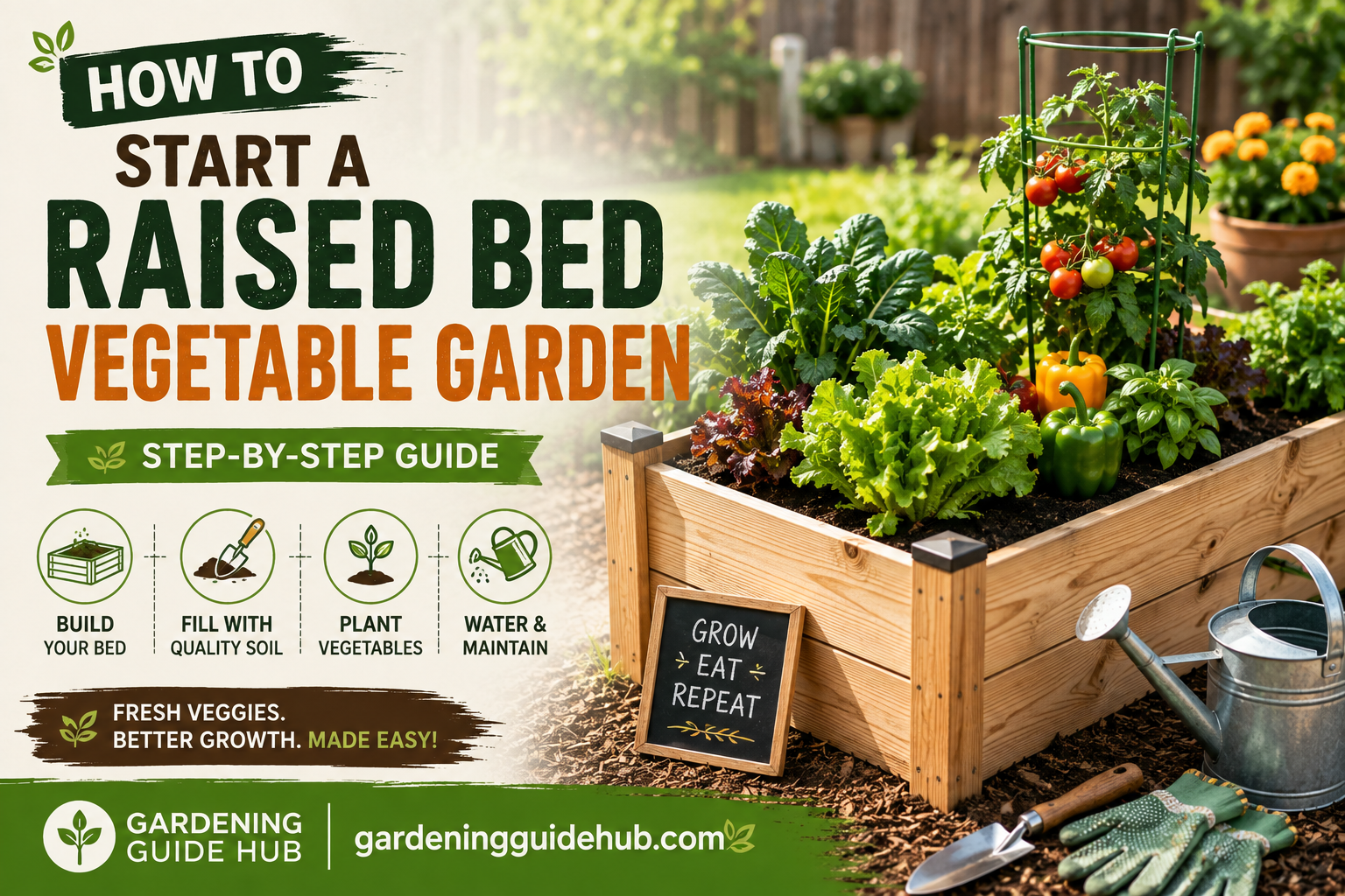 How to Start a Raised Bed Vegetable Garden