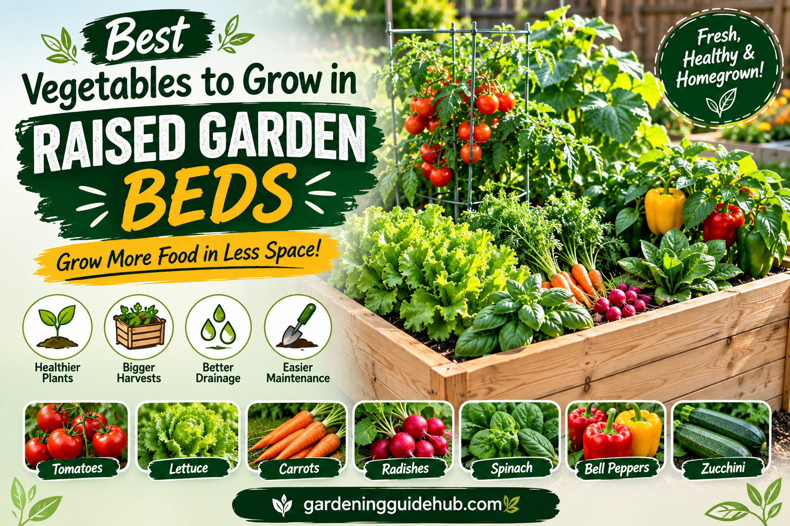Best Vegetables to Grow in Raised Garden Beds