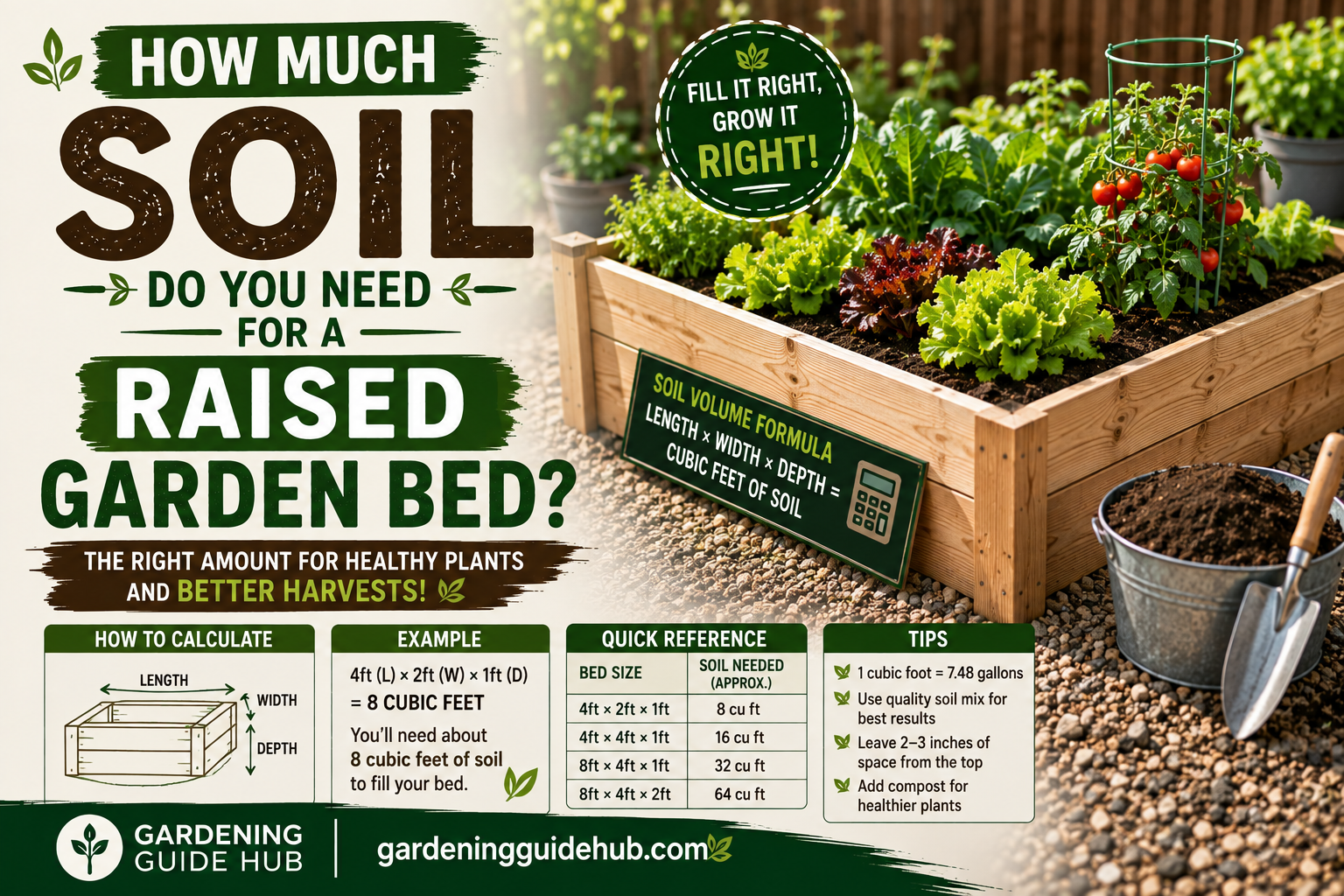 How Much Soil Do You Need for a Raised Garden Bed?