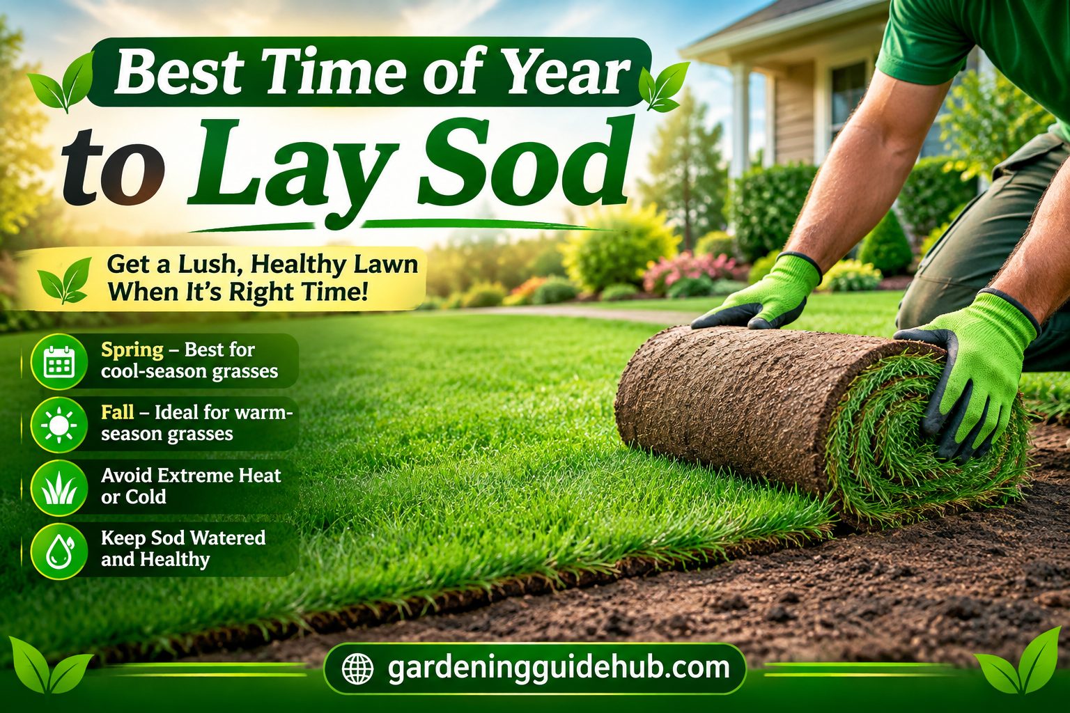 Best Time of Year to Lay Sod