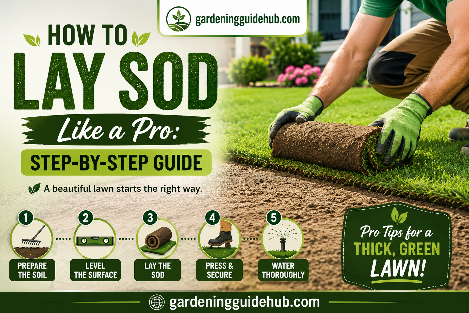 How to Lay Sod Like a Pro: Step by Step Guide