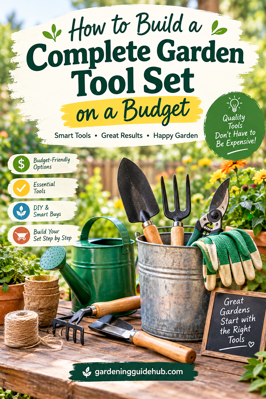 How to Build a Complete Garden Tool Set on a Budget